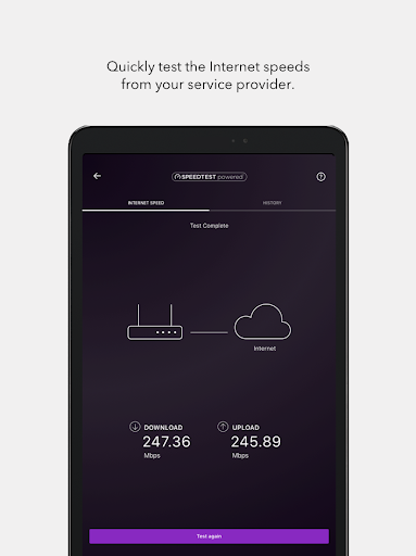 NETGEAR Nighthawk WiFi Router - Image screenshot of android app
