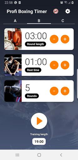 Boxing Round Timer - Pro - عکس برنامه موبایلی اندروید