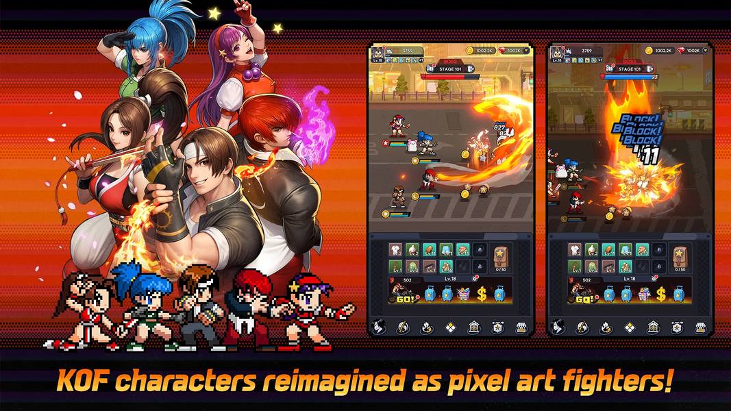 THE KING OF FIGHTERS AFK - عکس بازی موبایلی اندروید
