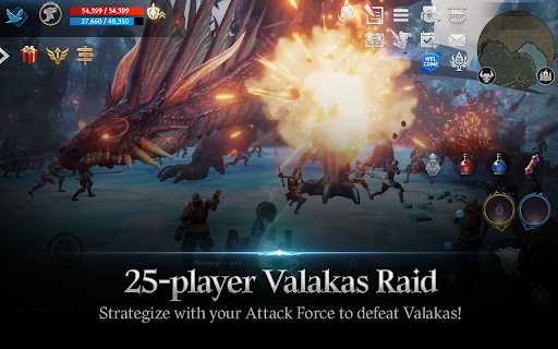 Lineage 2: Revolution - Gameplay image of android game