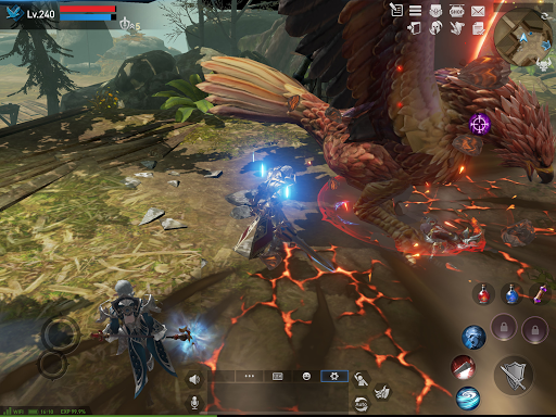 Lineage 2: Revolution - Gameplay image of android game