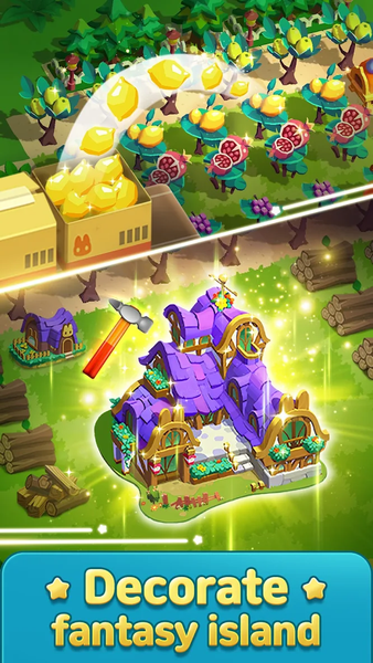 Merge Fantasy Island - Gameplay image of android game