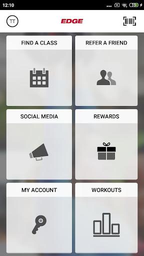 The Edge Fitness Clubs - Image screenshot of android app