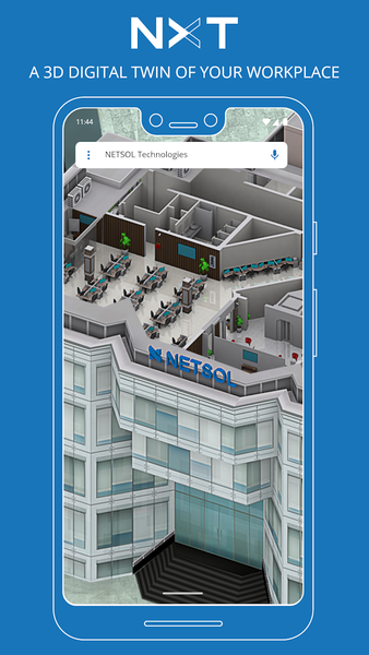 NXT - A Smart Workplace by NET - Image screenshot of android app