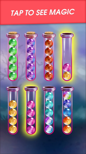 Color Sorting ball - Gameplay image of android game