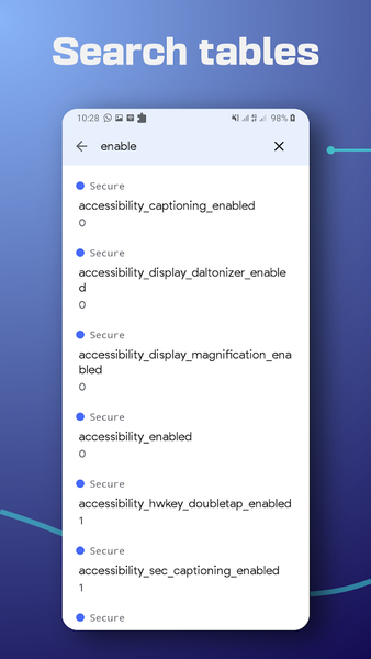 SetEdit: Settings Editor - Image screenshot of android app