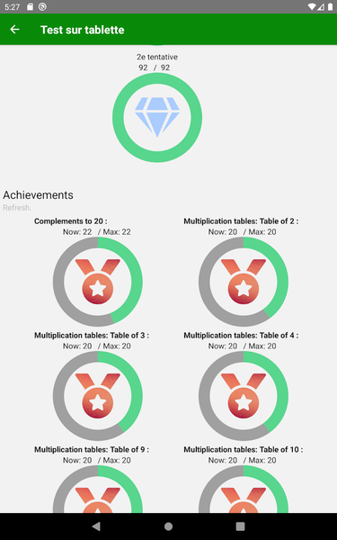 ۹x۹ - Multiplication game - عکس بازی موبایلی اندروید