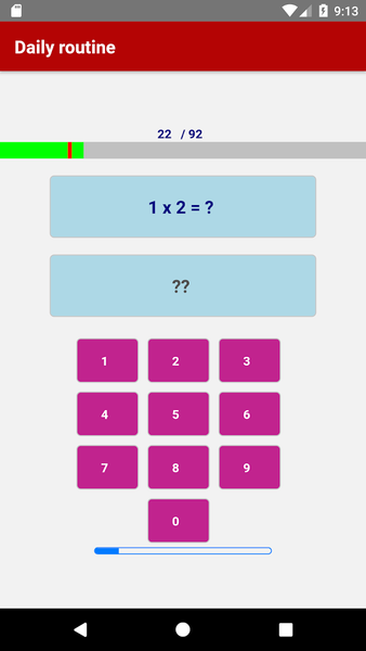 9x9 - Multiplication game - عکس بازی موبایلی اندروید