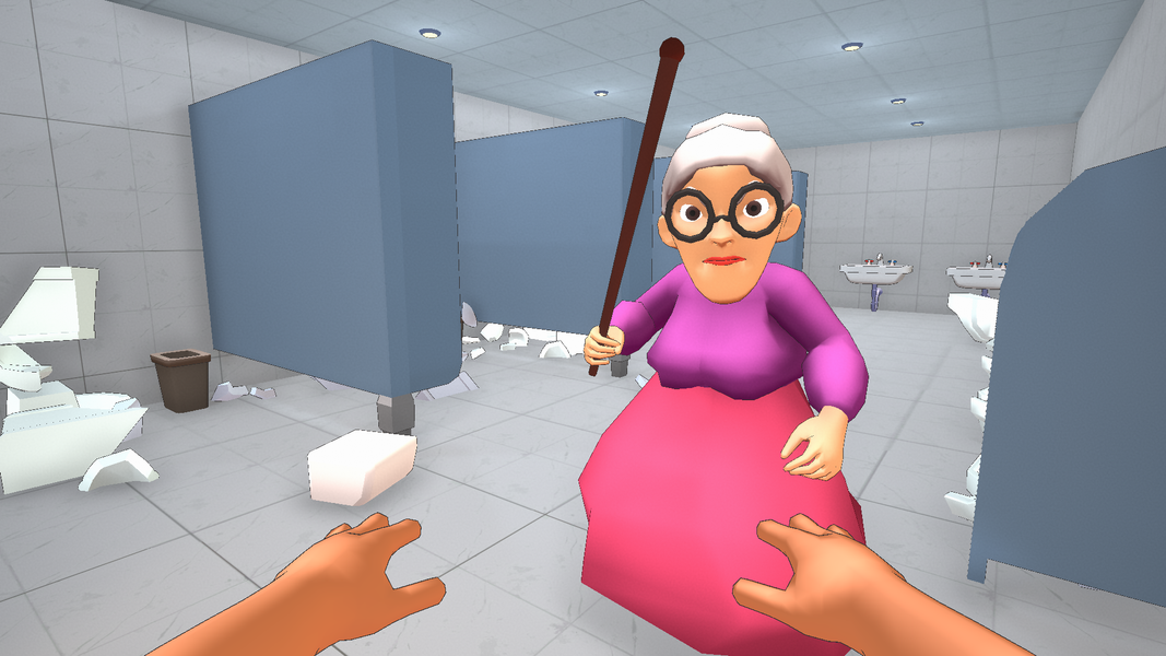 Schoolboy and Granny - عکس بازی موبایلی اندروید