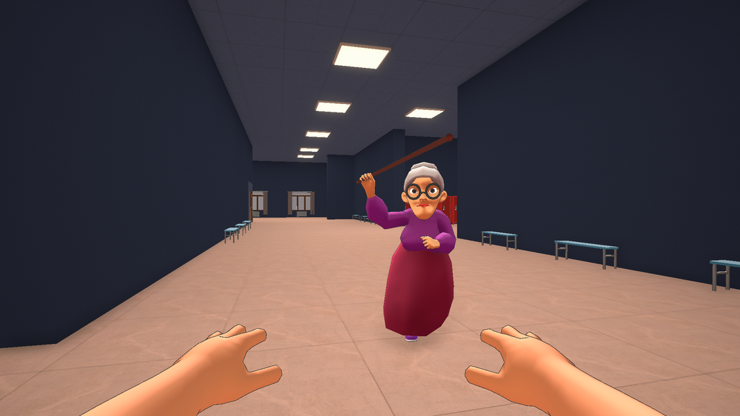 Schoolboy and Granny - عکس بازی موبایلی اندروید