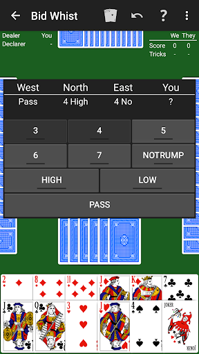 Bid Whist - Expert AI - Gameplay image of android game