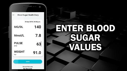 Instant Blood Sugar Tracker - عکس برنامه موبایلی اندروید