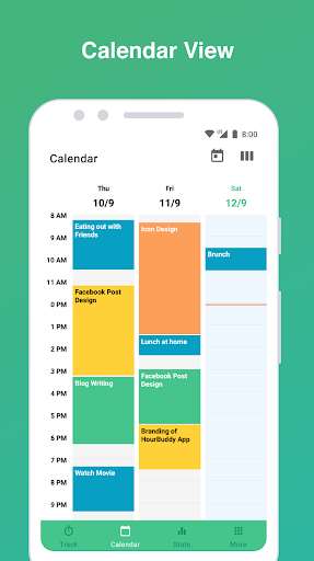 Hour Buddy: Work Time Tracking - عکس برنامه موبایلی اندروید