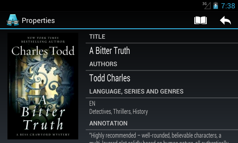 AlReader -any text book reader - عکس برنامه موبایلی اندروید
