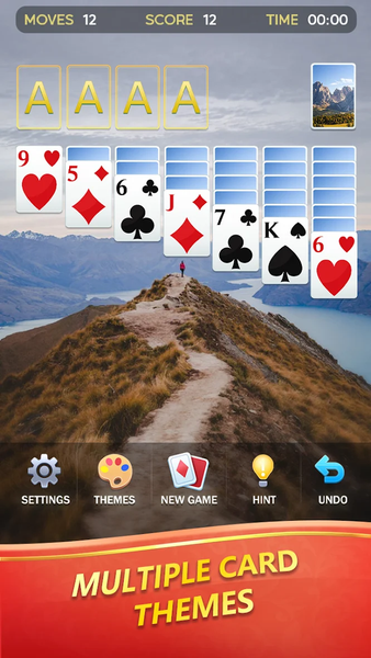 Solitaire - Gameplay image of android game