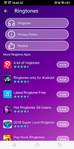 New ringtones free ۲۰۲۰ - عکس برنامه موبایلی اندروید