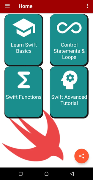 Learn Swift Programming - Image screenshot of android app