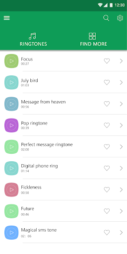 Top 100 ringtones - عکس برنامه موبایلی اندروید