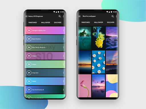 SAMSUNG Galaxy S10 Ringtones - Image screenshot of android app