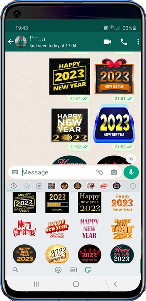 Happy New Year Stickers 2026 - Image screenshot of android app