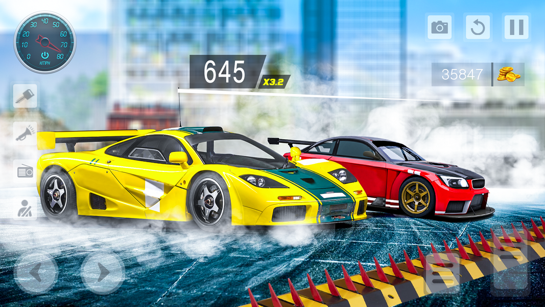 Crazy Car Drift Racing Game - Gameplay image of android game