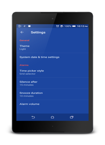 Clock - Image screenshot of android app