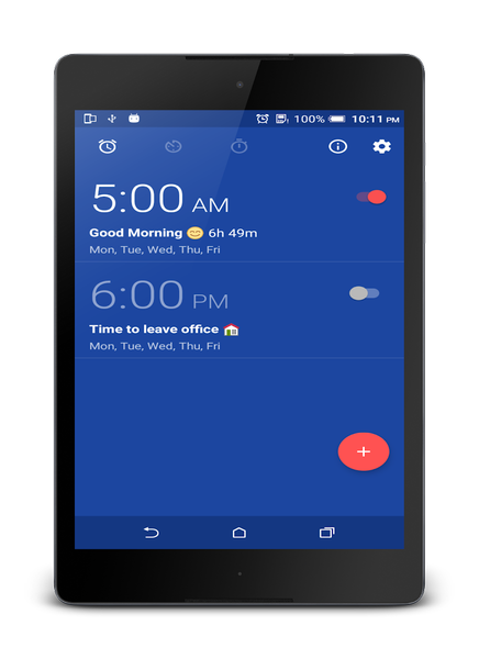 Clock - Image screenshot of android app