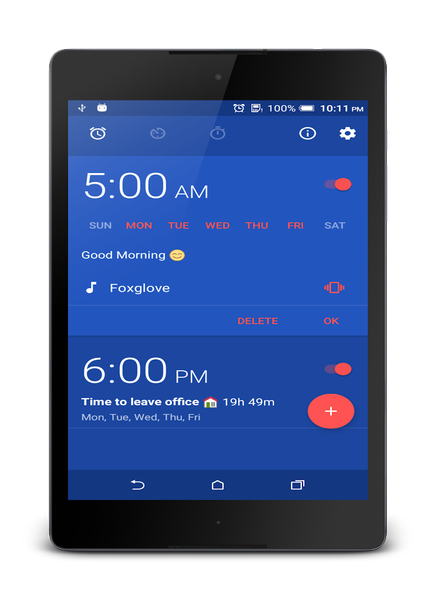 Clock - Image screenshot of android app