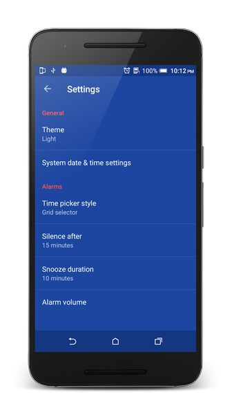 Clock - Image screenshot of android app