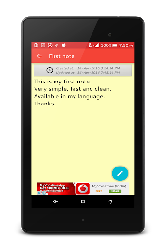 Easy Note - Image screenshot of android app