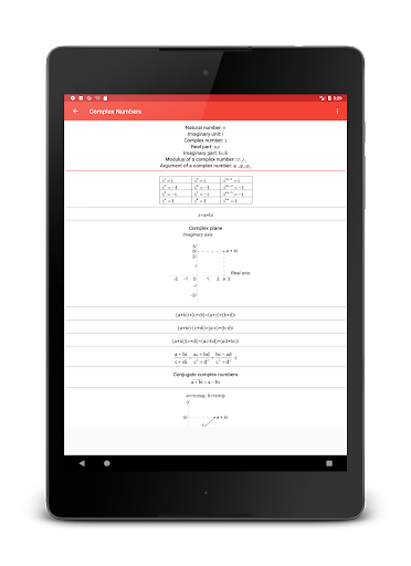 Maths Formulas - عکس برنامه موبایلی اندروید