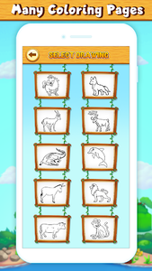 Animal Coloring Book & Drawing - Image screenshot of android app