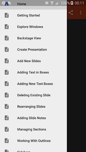 Learn PowerPoint - Image screenshot of android app