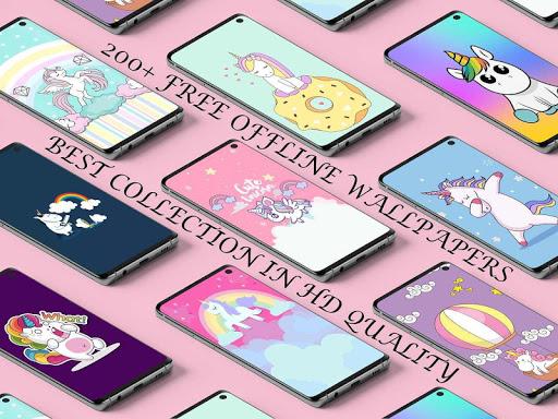 Cute Wallpaper: Unicorn - Image screenshot of android app