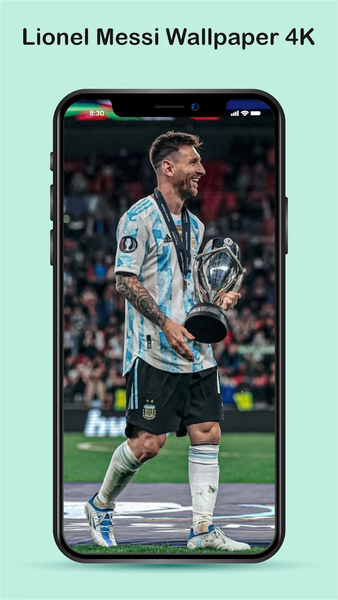 Lionel Messi Wallpaper 4K - عکس برنامه موبایلی اندروید