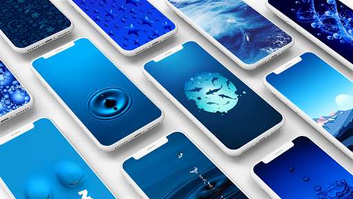 Blue Wallpaper - Image screenshot of android app