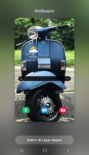 Wallpaper Motor Vespa - Image screenshot of android app