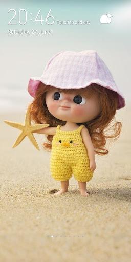 Cute Doll Wallpaper HD - Image screenshot of android app