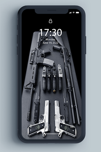Gun Wallpaper - Image screenshot of android app
