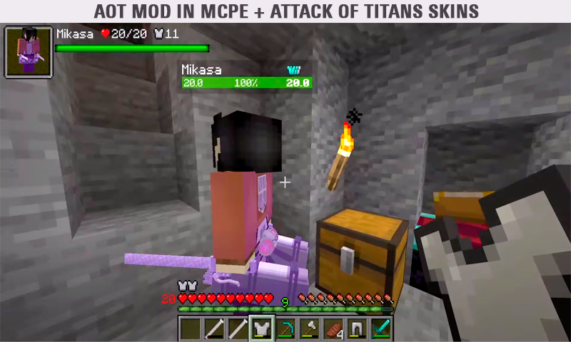 AOT mod for MCPE - Image screenshot of android app