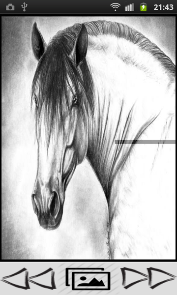 Charcoal Drawing - Image screenshot of android app