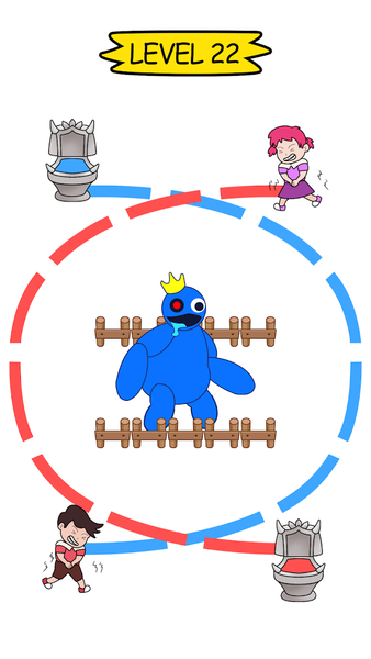 Toilet Rush: Puzzle Game - عکس بازی موبایلی اندروید