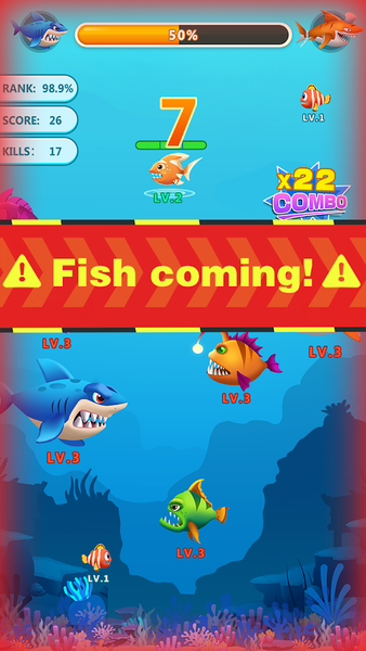 Fish Go Evolution - عکس بازی موبایلی اندروید