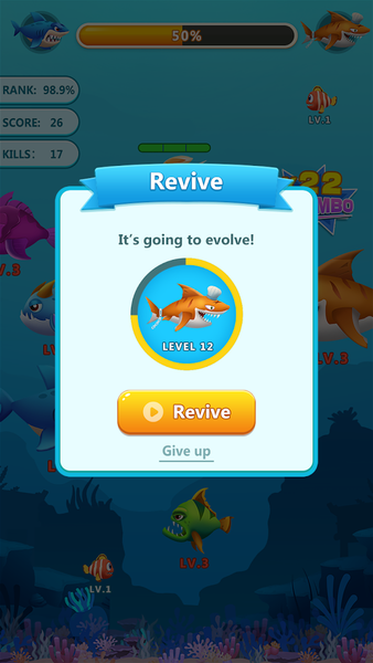 Fish Go Evolution - عکس بازی موبایلی اندروید