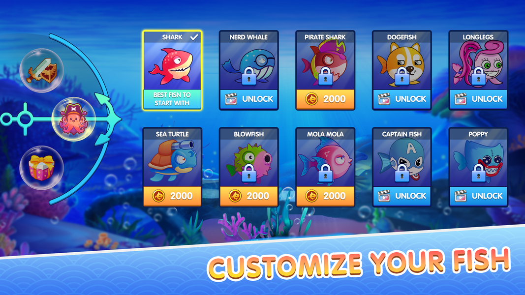 Fish.io - Evolution - عکس بازی موبایلی اندروید
