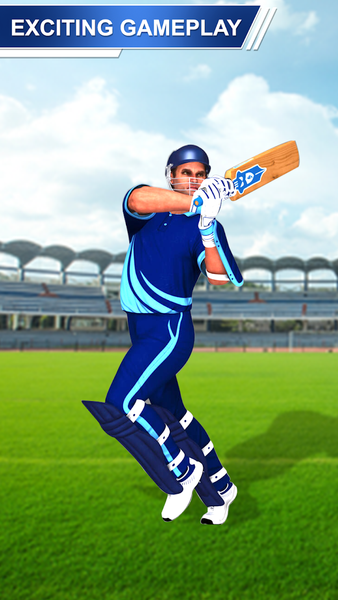 Real World Cricket 3D Game - Gameplay image of android game