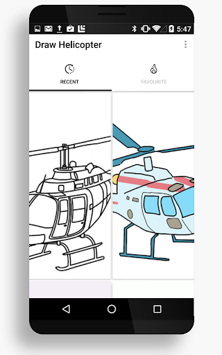 Drawing Helicopter - Image screenshot of android app