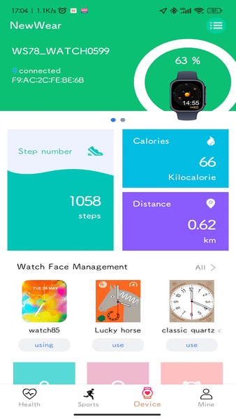 NewX Fit - عکس برنامه موبایلی اندروید
