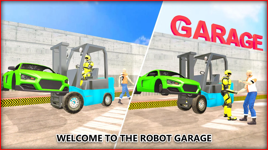 Robot Car Mechanic Workshop Ga - Image screenshot of android app