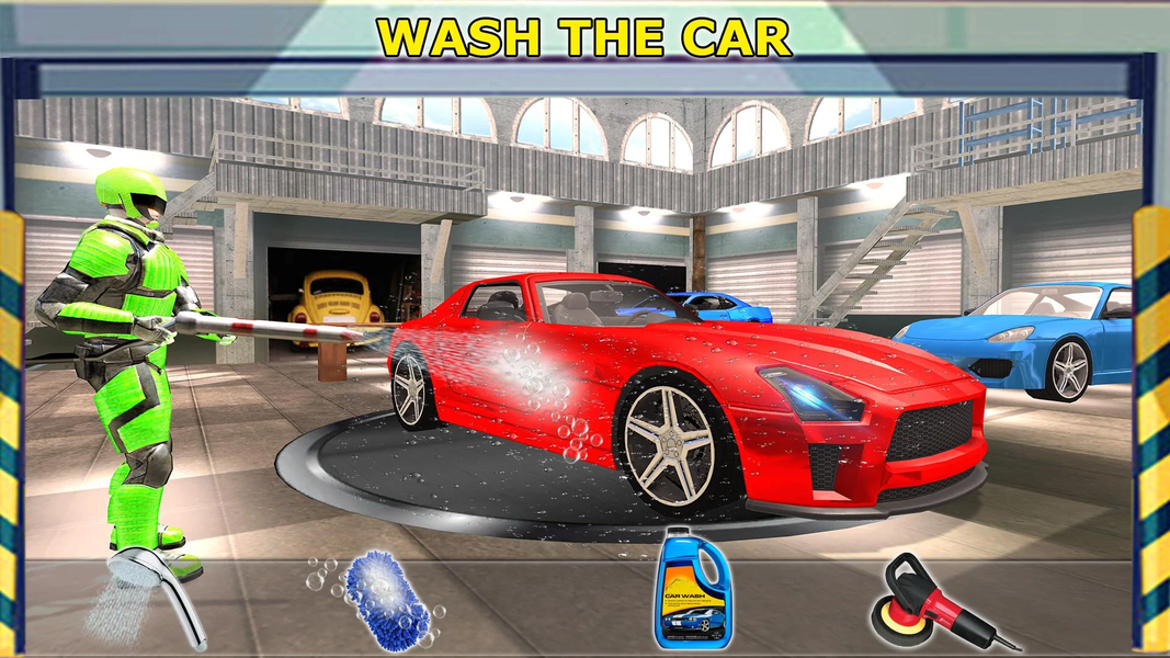 Robot Car Mechanic Workshop Ga - Image screenshot of android app